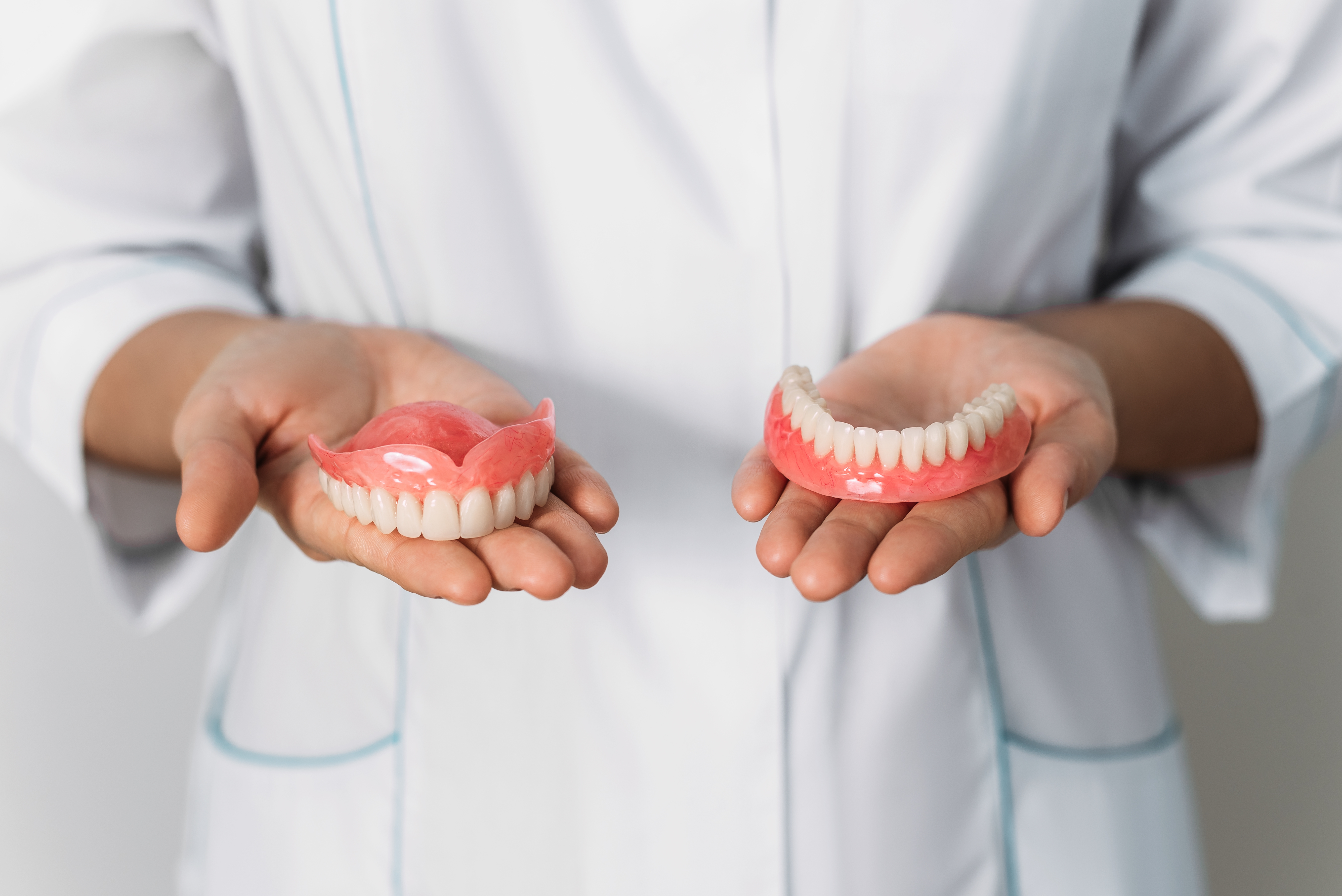 Removable full denture example